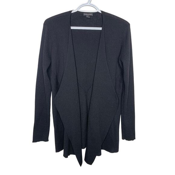 Eileen Fisher Italian Yarn Wool Waterfall Open Front Cardigan - Picture 1 of 5